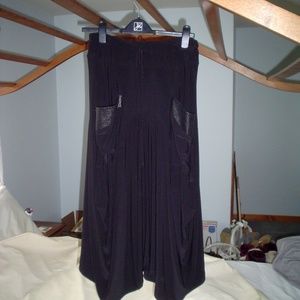 Black BoHo style skirt